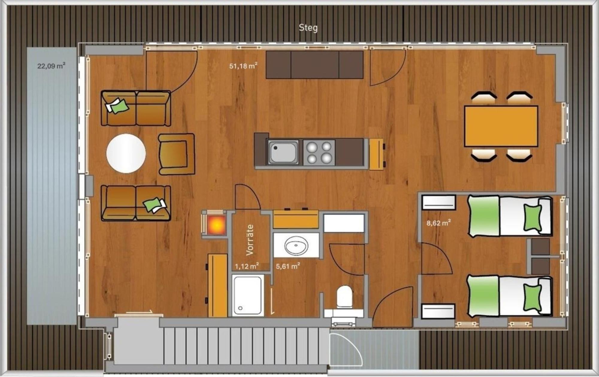 Kyst 5410 Floating Home 1 Neustadt in Holstein Luaran gambar